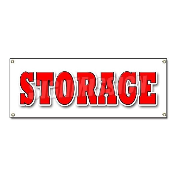 STORAGE BANNER SIGN long short term climate controlled secure indoor outdoor